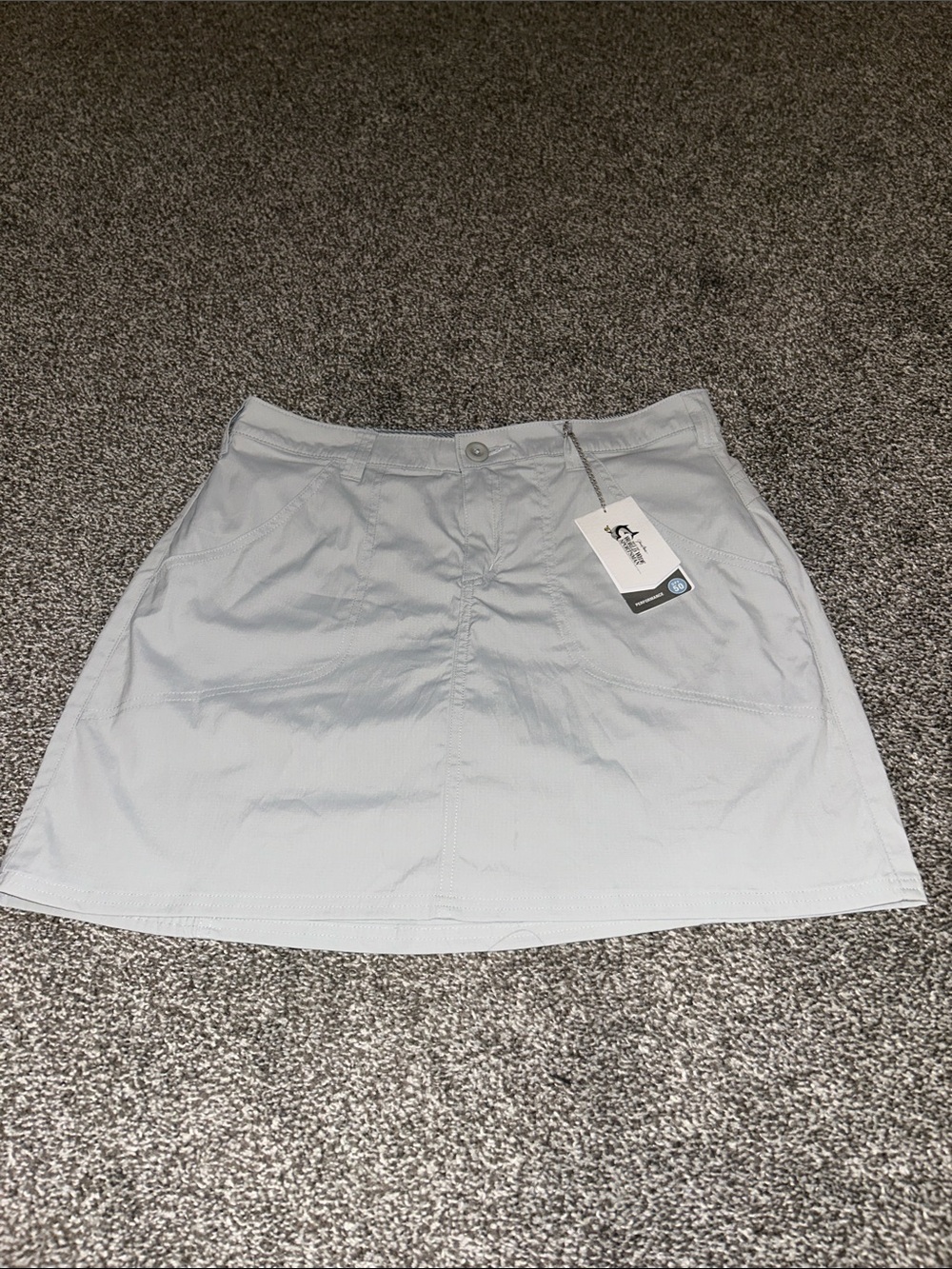 Light Gray High Rise Offshore Skort